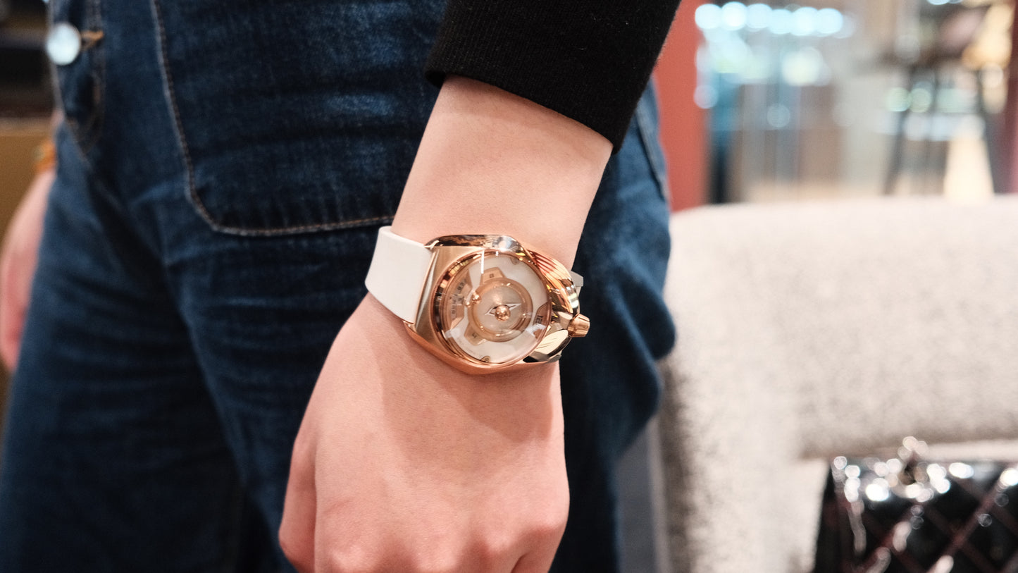 ROSE GOLD TITANIUM TELLURIUM|Exclusive to west wood time